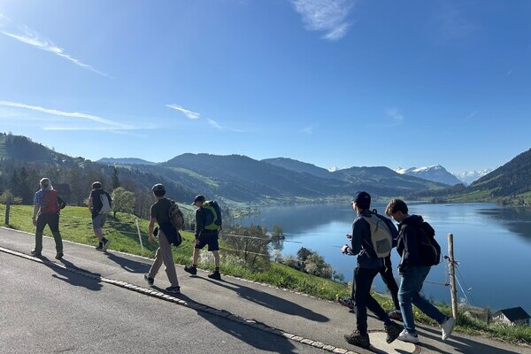 Wanderung nach Einsiedeln 12.4.2024